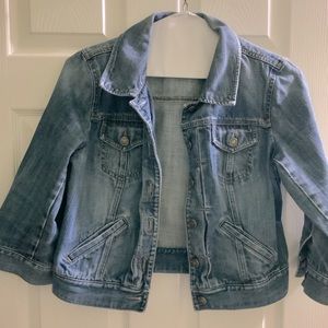 Loft denim crop jacket